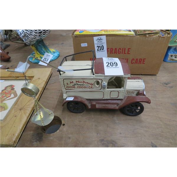 Die Cast Farm Produce Truck