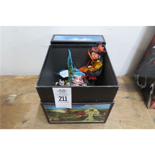 Painted Box w/Figurines