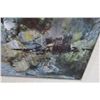 Image 3 : Framed Oil On Canvas "Garden Gate" - 40" x 50"
