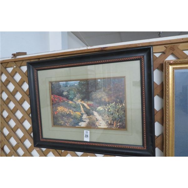 Framed Print by Keri Van Herman "Country Road"