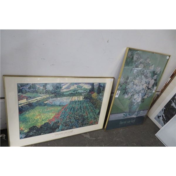 Van Gogh Framed Prints (2) - 24" x 36"