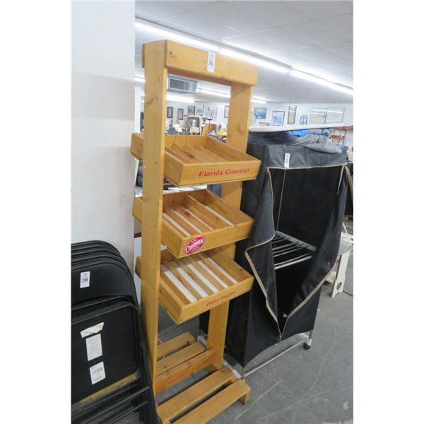 Wood Merchandiser Rack