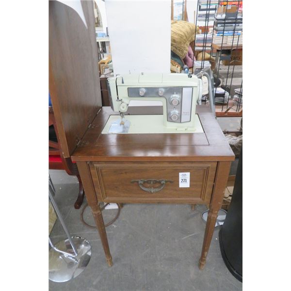 Sears Kenmore Sewing Machine In Table