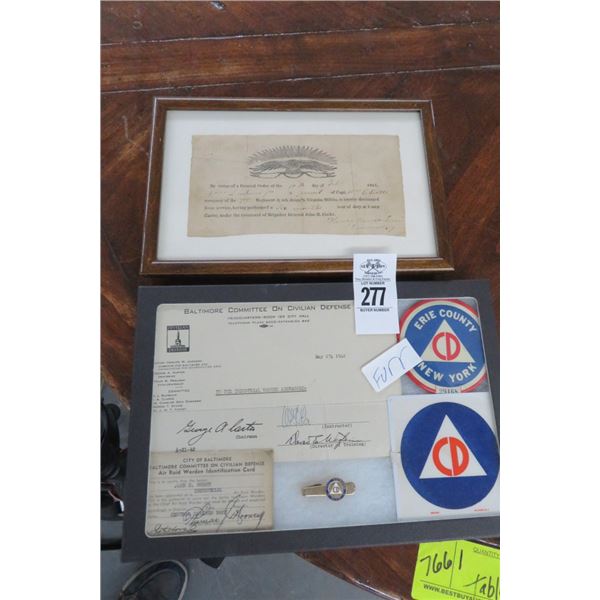 Civil War Plaques (2)