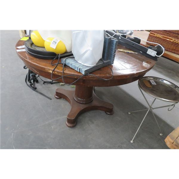 Mahogany Round Dining Table