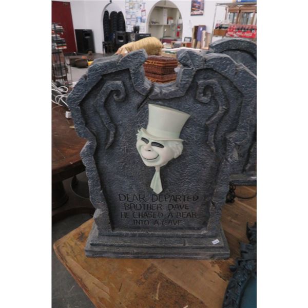 Haunted Mansion Tombstones