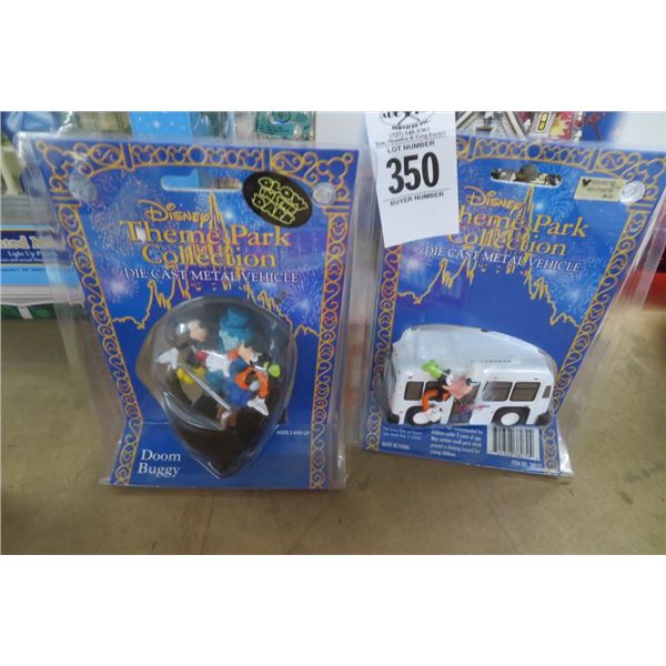 2-Disney Die Cast Metal Vehicles - 2 X $