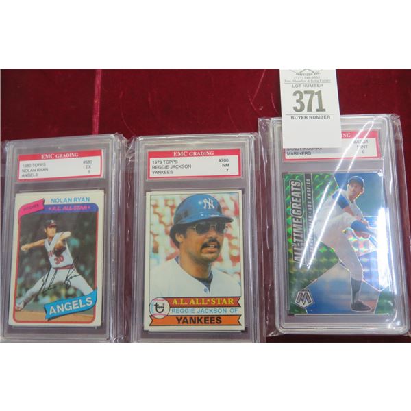 3-Sandy Koufax, Nolan Ryan, Reggie Jackson Baseball