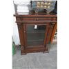 Image 1 : Carved Mahogany Curio/Buffet Cabinet