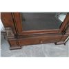 Image 4 : Carved Mahogany Curio/Buffet Cabinet