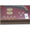 Image 2 : Civil War Gun, Bullets & Belt Buckle In Shadow Box