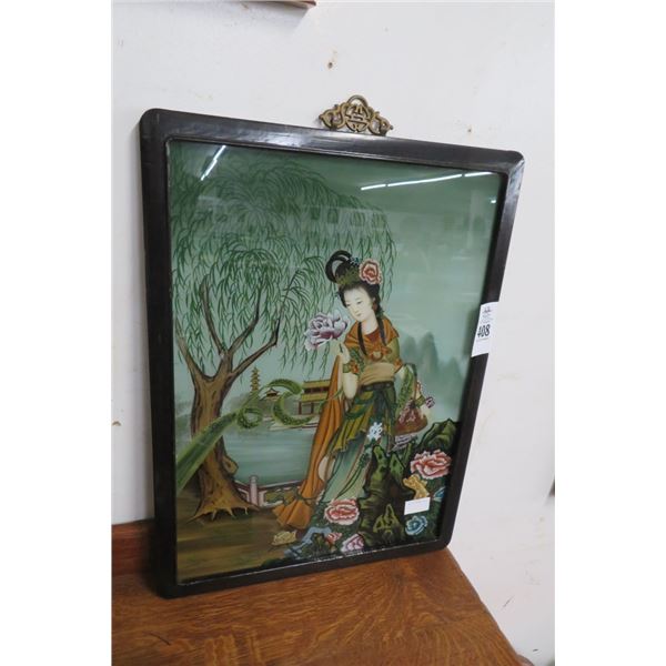 Framed Oriental Picture