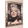 Image 1 : Mirror Framed Marily Monroe Oil On Canvas - 45" x 56"