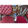 Image 2 : Mahogany & Velvet Armchair - Vintage