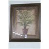 Image 1 : Framed Palm Tree Print