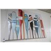 Image 1 : Oil On Canvas "Oars Of Many Colors"