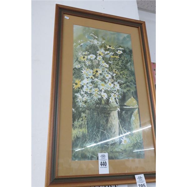 Framed Floral Print (2)