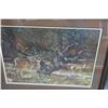 Image 3 : 2-Framed Wildlife Prints - 2 X $