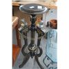 Image 1 : Nude Figural Trim Painted Round Pedestal Table