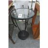 Image 1 : Round Glasstop Side Table