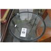 Image 2 : Round Glasstop Side Table