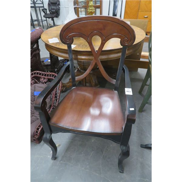 Carved Oak Armchair