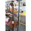 Image 2 : Black Metal Torchier Lamp, Palm Leaf Motif Torchier Lamp