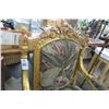 Image 2 : Ornate Gold Palm Fabric Armchair