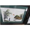 Image 2 : Framed Mike Kelly Wave Print & Framed Asian Print