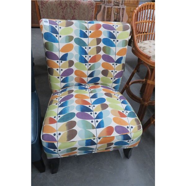 Retro Fabric Side Chair