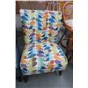 Image 1 : Retro Fabric Side Chair