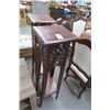 Image 1 : 2-Mahogany Pedestals - 2 X $