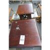 Image 2 : 2-Mahogany Pedestals - 2 X $