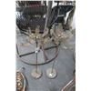 Image 1 : Metal Flower Candle Stands (2)