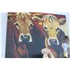 Image 1 : Oil On Canvas "Cows" Signed Wrenched
