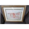 Image 1 : Framed Beach Prnt - 17" x 15" by Masuto