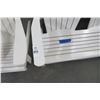 Image 2 : White Mini Patio Set - 2 Benches & Adirondack Chair
