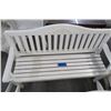 Image 3 : White Mini Patio Set - 2 Benches & Adirondack Chair