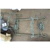 Image 2 : Lot of Metal Wall Plate Racks, Metal Wall Candleholder,