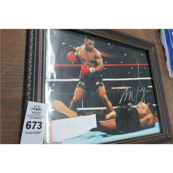 Mike Tyson Autographed Photo