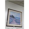 Image 1 : Framed Print "The Road To Sea" - 32" x 30"