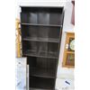 Image 1 : Formica Brown 4 Shelf Bookcase