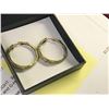 Image 2 : 14K Yellow Gold Diamond Earrings w/89 Rnd Brilliant Cut Diamonds See Photo Description