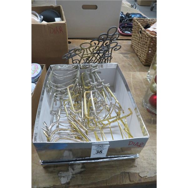 Lot of Metal Display Stands, Frame Easels