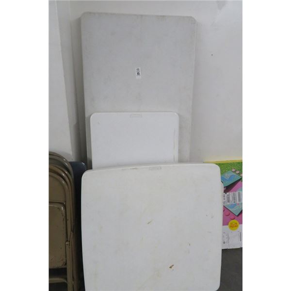 4-Plastic Folding Banquet Tables - 4 X $