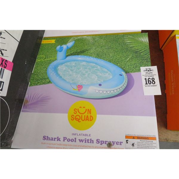 4-Sun Squad Shark Pool or Beach Ball Sprinkler - 4 X $