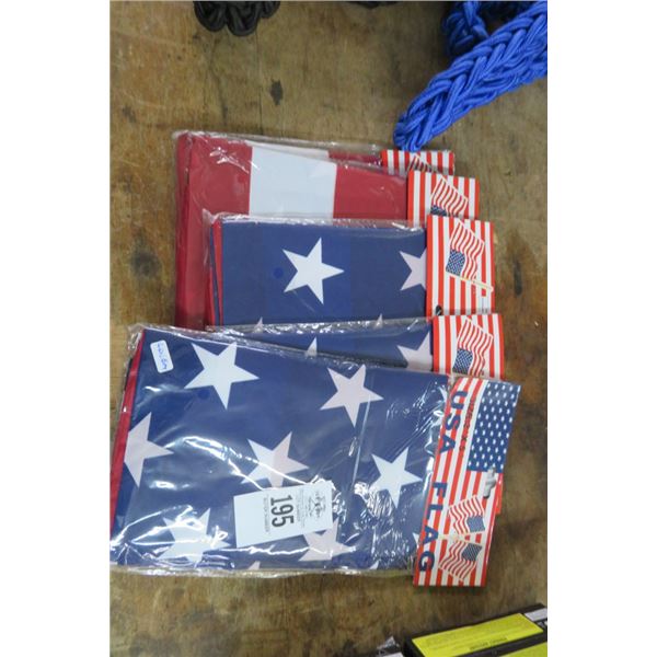 6-USA Flags - 6 X $