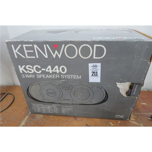 Kenwood KSC-440 3 Way Speaker System