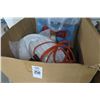 Image 1 : Box of Jumper Cables, Toilet Seat & Head Phones
