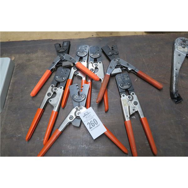 7-Molex Orange Handle Crimp Tools - 7 X $